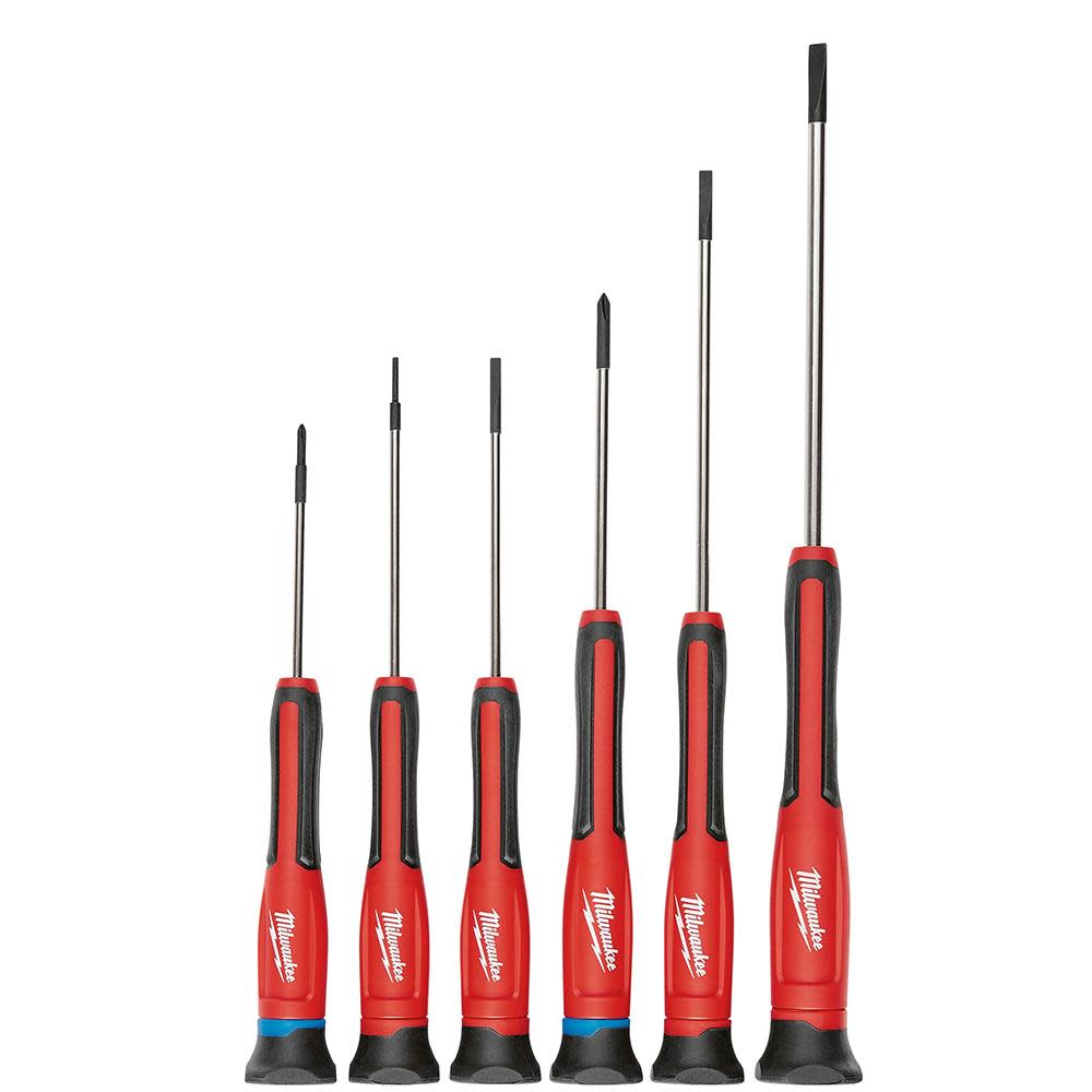Milwaukee 6 pc. Precision Screwdriver Set - Ascmtools