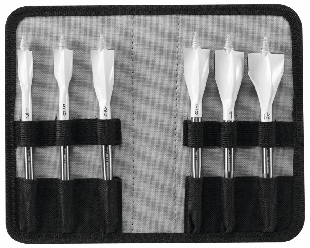 Bosch 6 pc. Nail Strike Wood-Boring Bit Set - Ascmtools