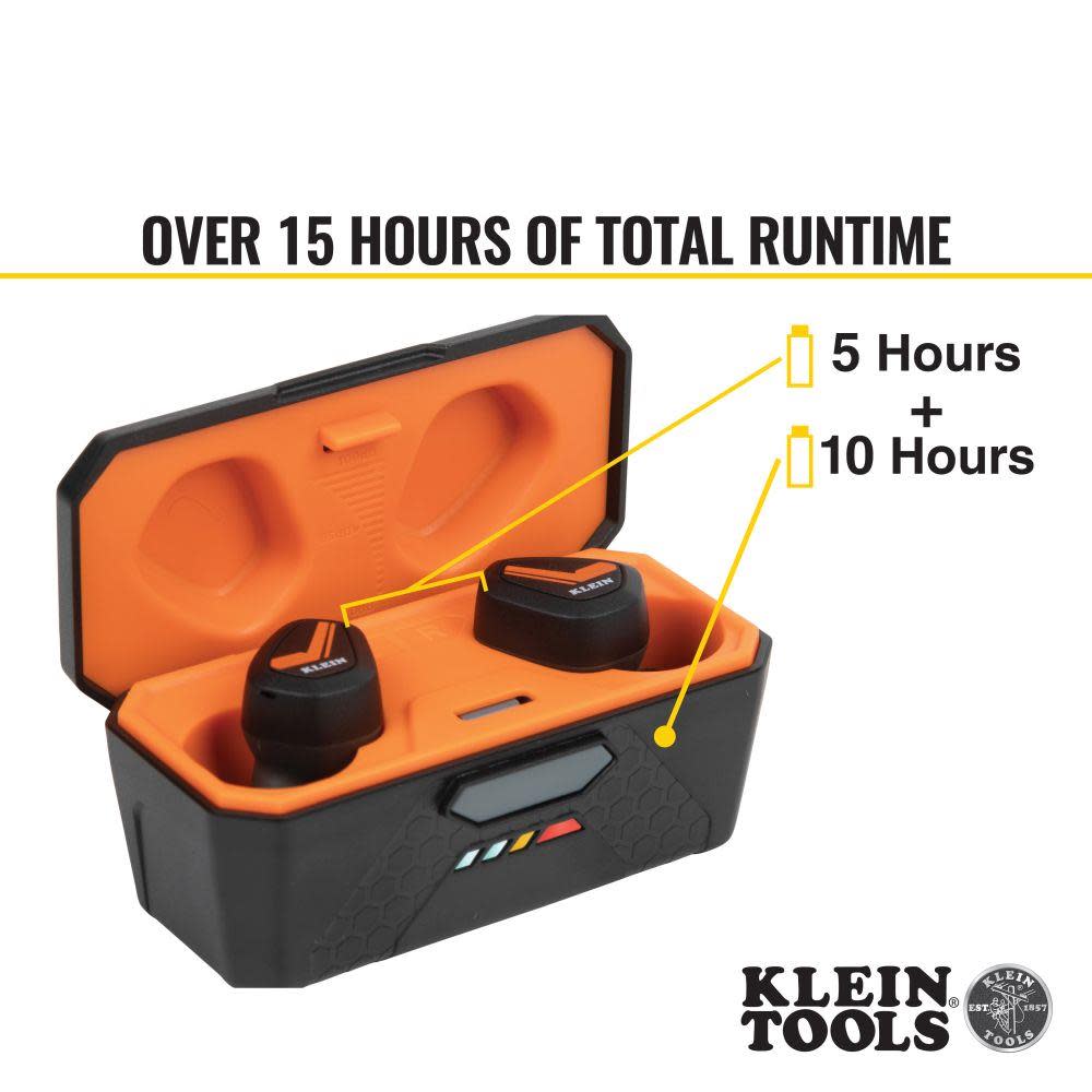Klein Tools Bluetooth Jobsite Earbuds - Ascmtools