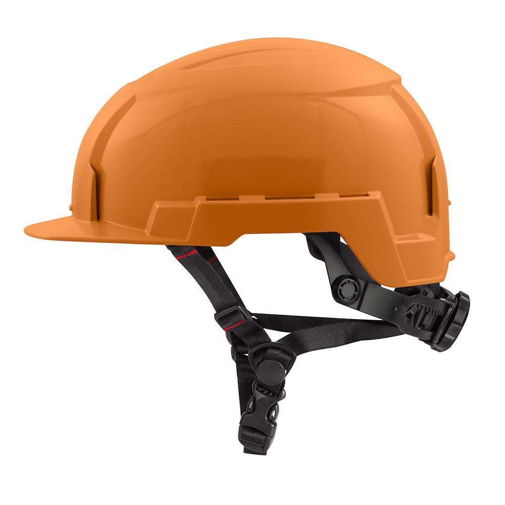 Milwaukee Orange Front Brim Helmet with BOLT Class E - Ascmtools
