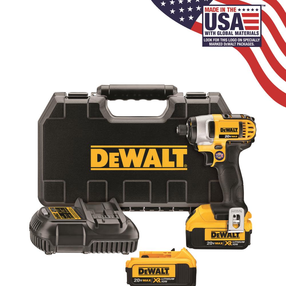 DEWALT 20V MAX Lithium Ion Impact Driver Kit - Ascmtools