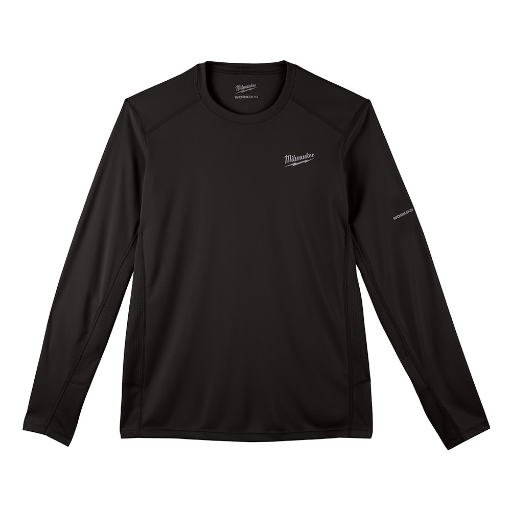 Milwaukee Workskin Lightweight Performance Shirt Long Sleeve Shirt Black Small - Ascmtools