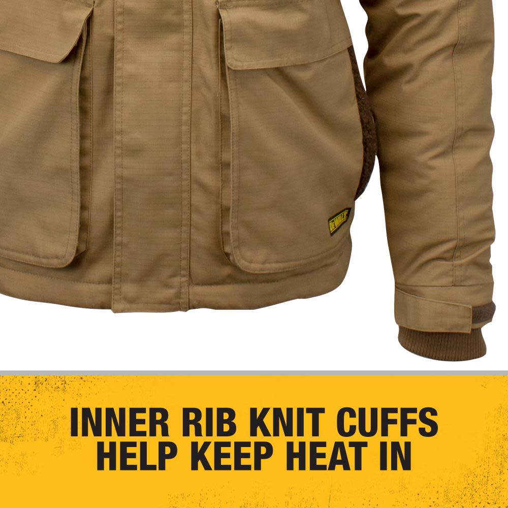 DEWALT Mens Rip Stop Canvas Heated Kit Jacket Large - Ascmtools
