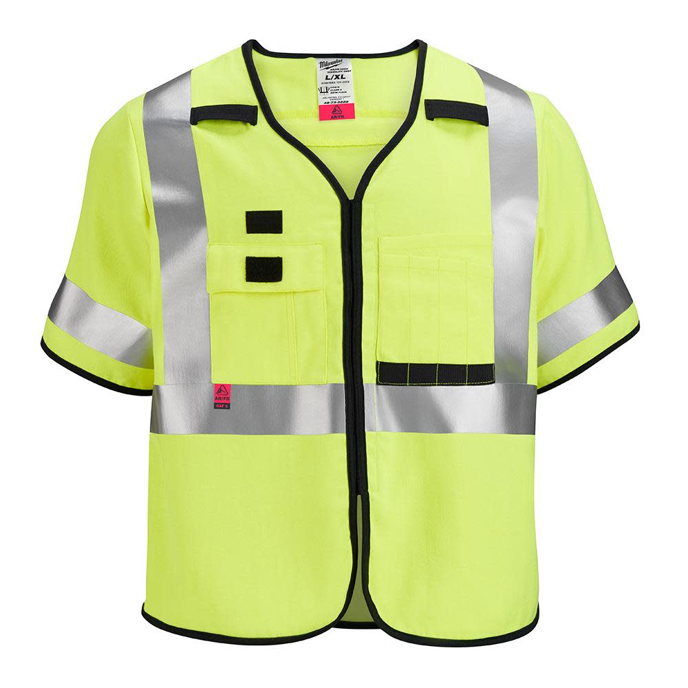 Milwaukee Safety Vest AR/FR Cat. 2 Class 3 High Visibility - Ascmtools