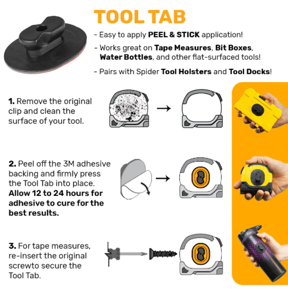 Spider Tool Holster Quad Tool Holster Kit 10pc Kit - Ascmtools