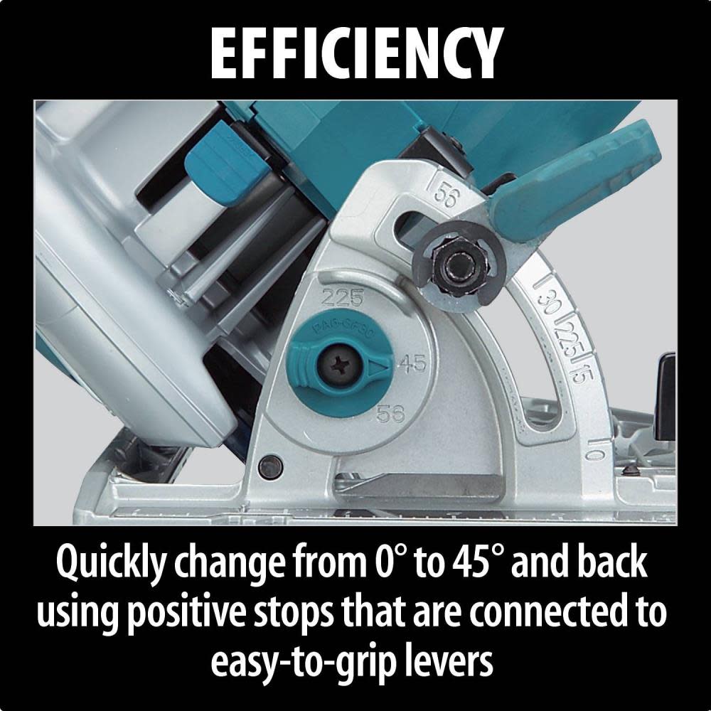 Makita 8-1/4 In. Magnesium Circular Saw with L.E.D. Lights and Electric Brake - Ascmtools