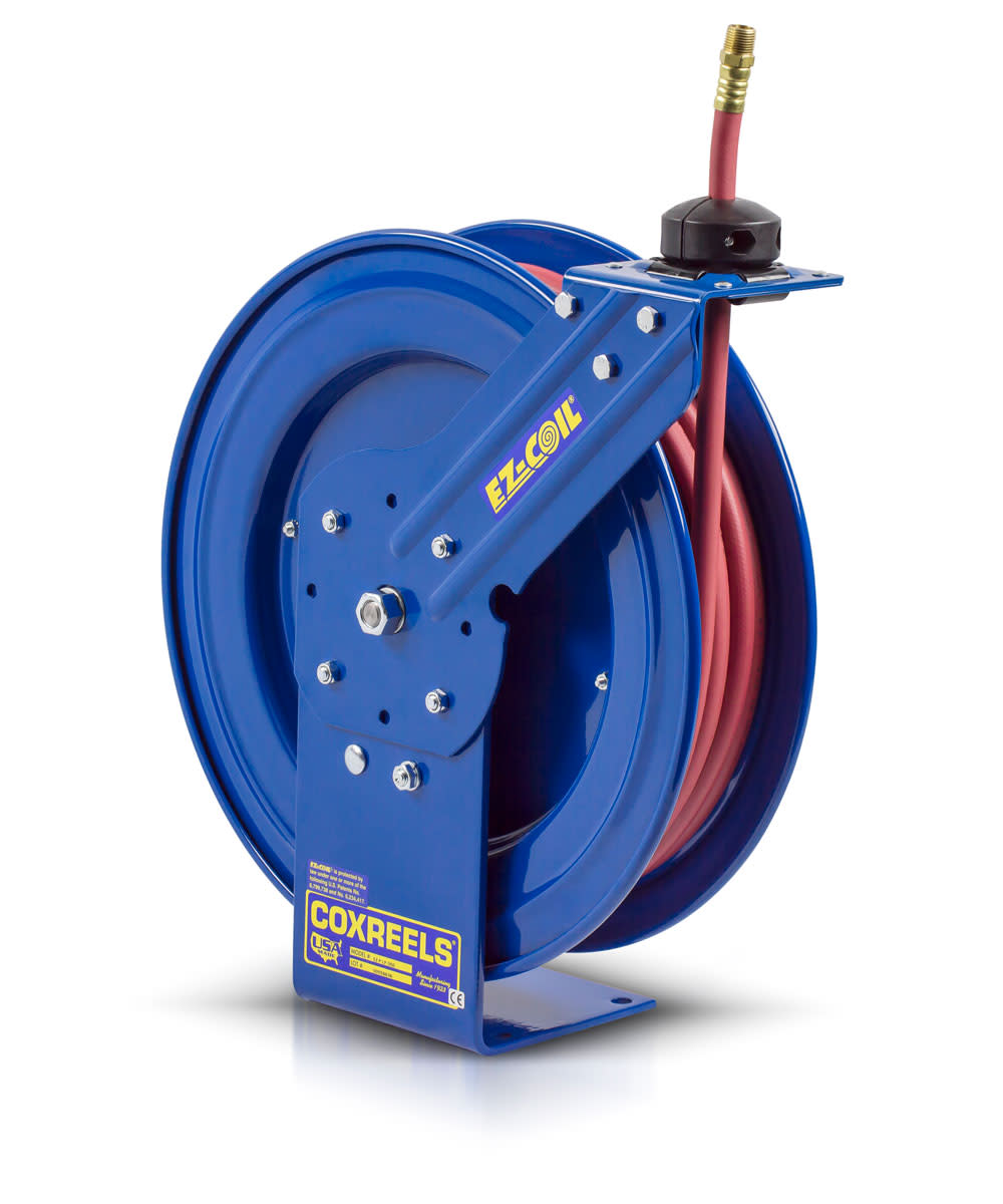 Coxreels 3/8 in Safety System Performance Spring Driven Hose Reel - Ascmtools