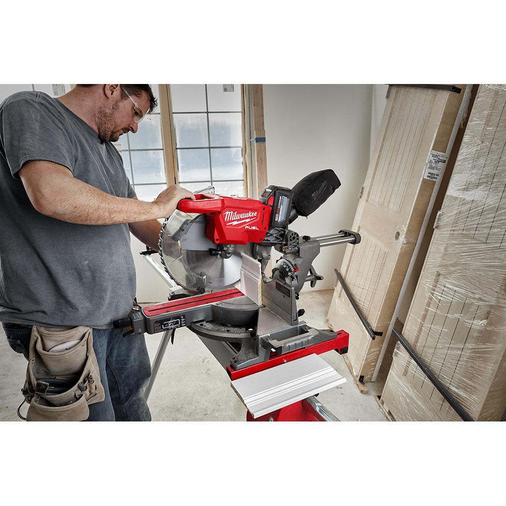 Milwaukee M18 FUEL 12″ Dual Bevel Sliding Compound Miter Saw Reconditioned - Ascmtools