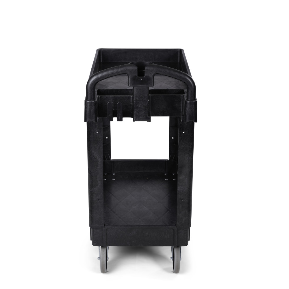 Toter Material Handling Utility Cart with Lipped Top and Ergo Handle - Ascmtools