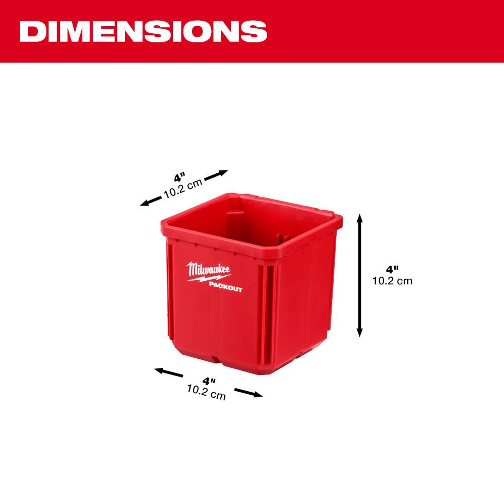 Milwaukee Bin Set for PACKOUT 2pk - Ascmtools