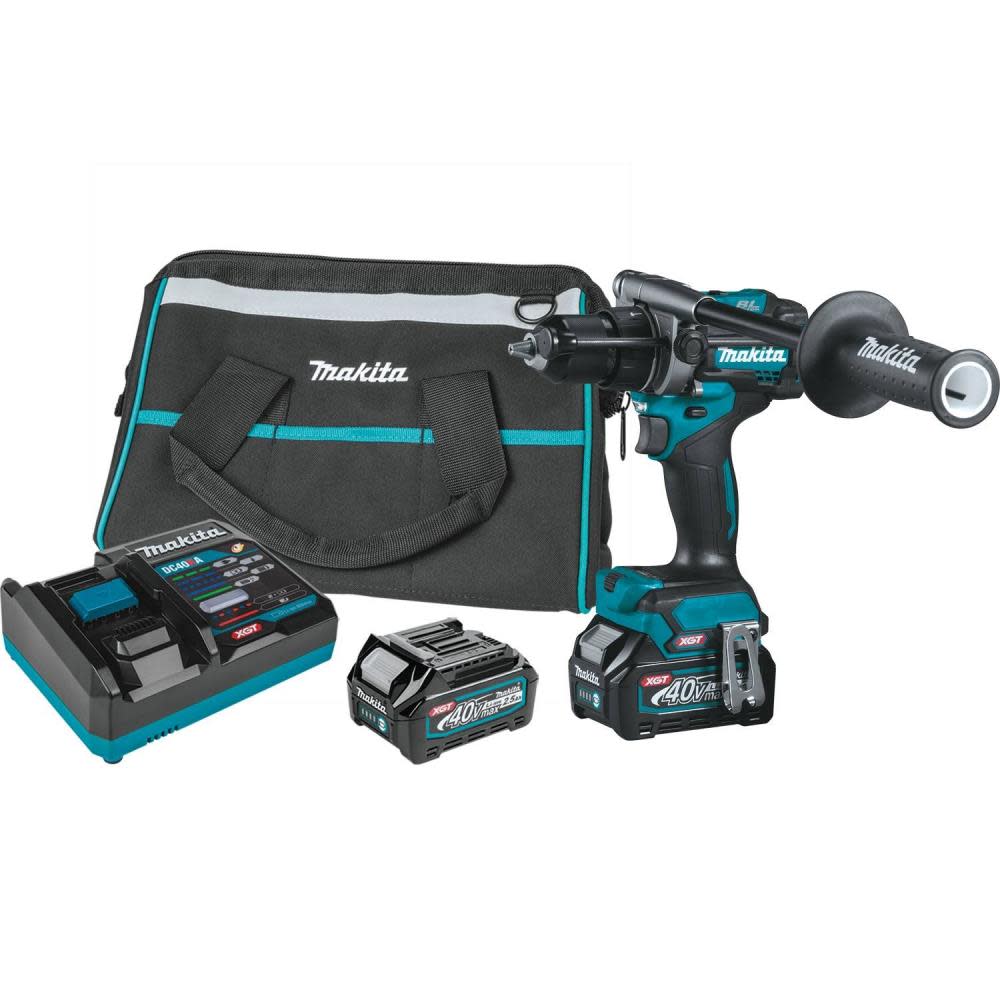 Makita XGT 40V max Hammer Driver Drill Kit 1/2″ - Ascmtools