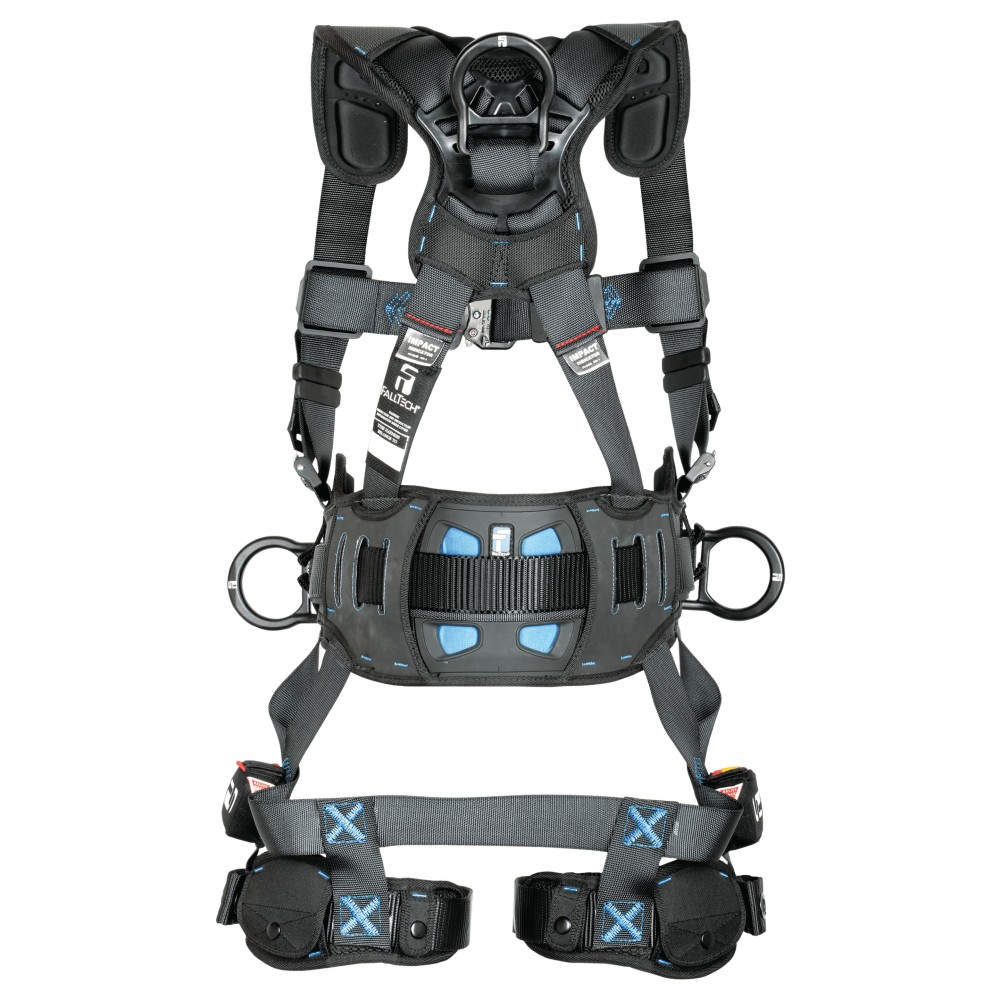 Falltech FT One 3D Construction Belted Full Body Harness XL - Ascmtools