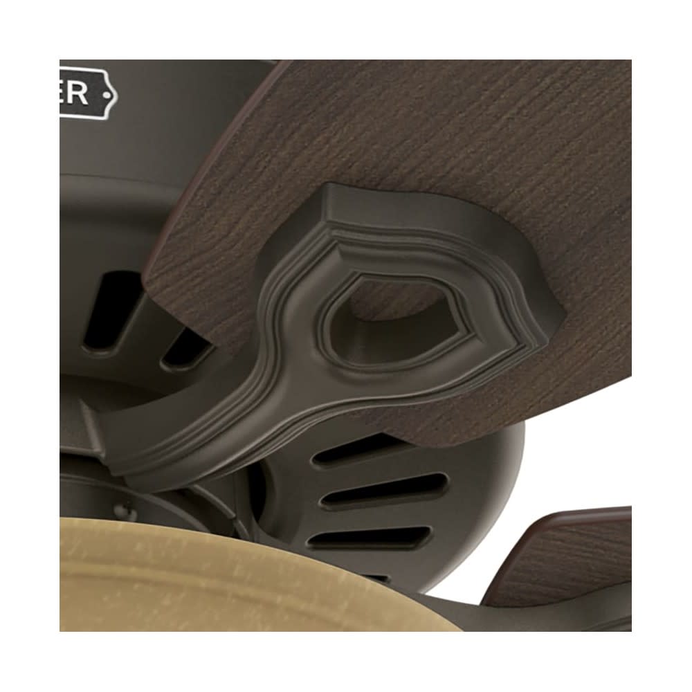 Hunter Fan Builder Deluxe Ceiling Fan 52″ Bronze Brazilian Cherry - Ascmtools