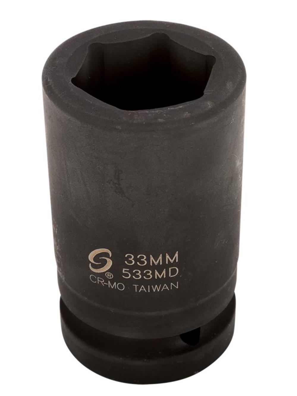 Sunex 1 In. Drive 33 mm Deep Impact Socket - Ascmtools