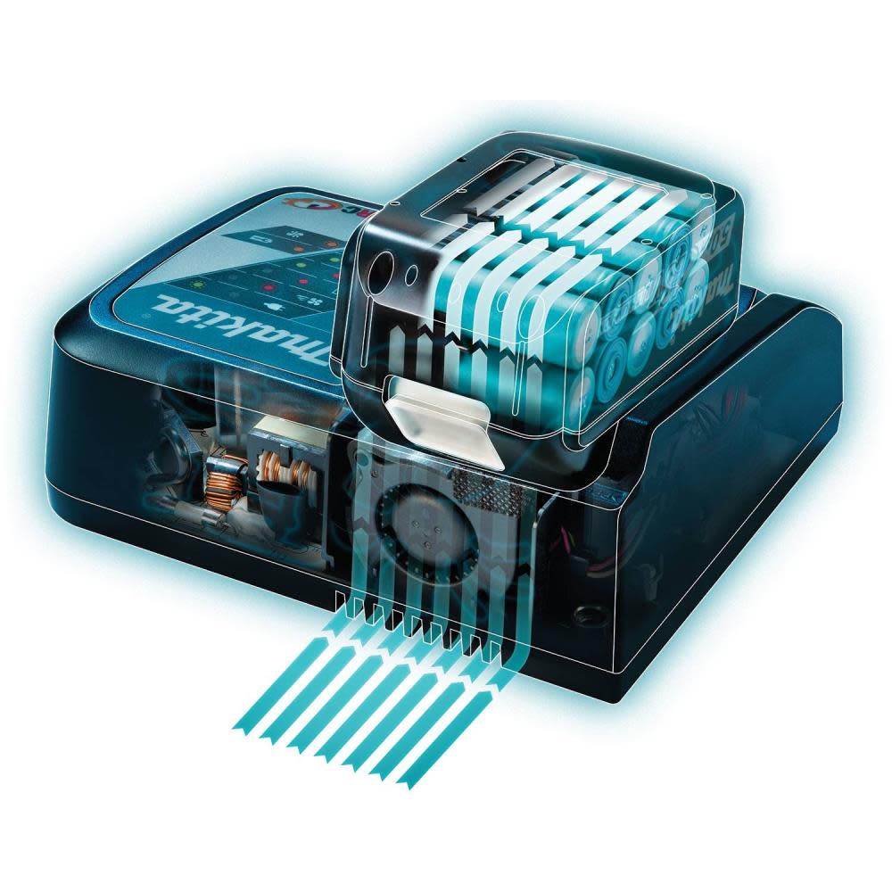 Makita 18V LXT 4.0Ah Lithium-Ion Battery and Rapid Optimum Charger Starter Pack - Ascmtools