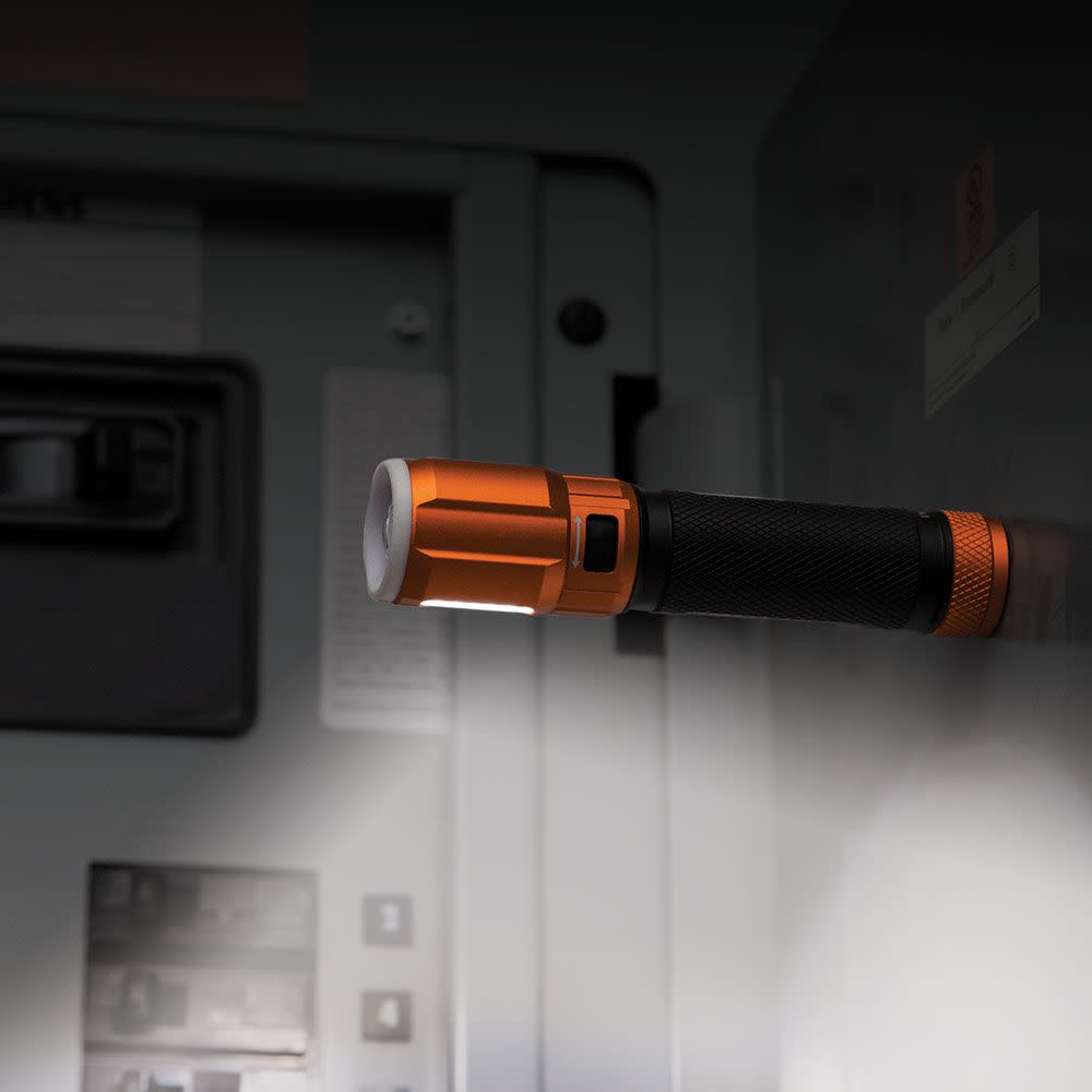Klein Tools Flashlight with Worklight Rechargeable - Ascmtools