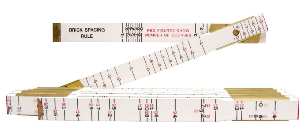 Crescent Lufkin Folding Wood Rule Red End Brick Mason’s - Ascmtools