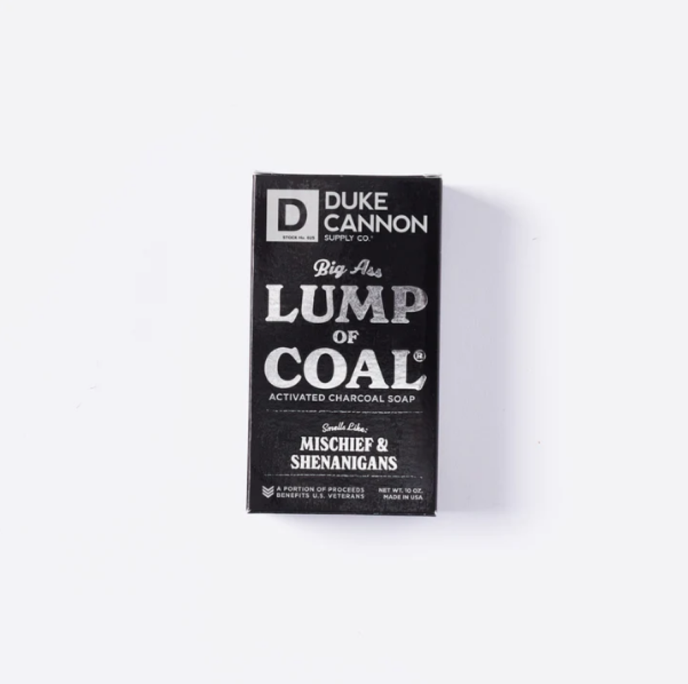 Duke Cannon LUMP OF COAL Soap 10oz Bar - Ascmtools