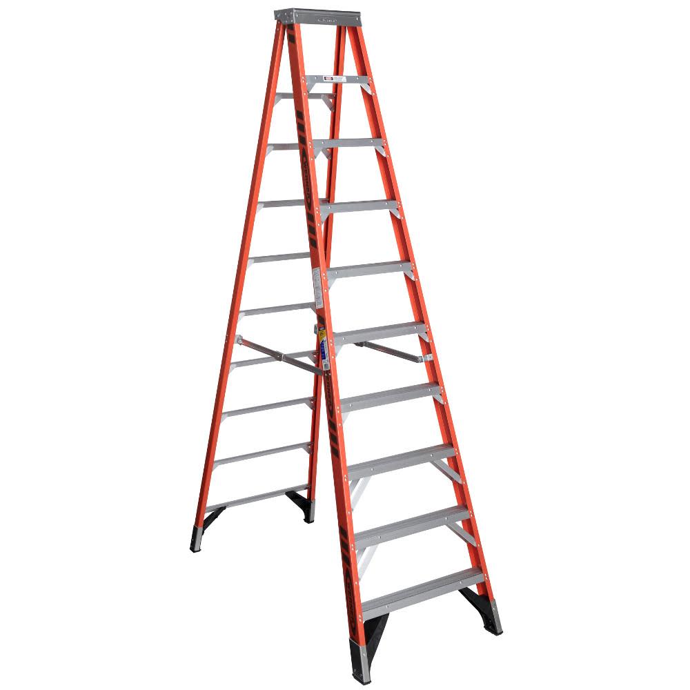 Werner 10 Ft. Type IAA Fiberglass Step Ladder - Ascmtools