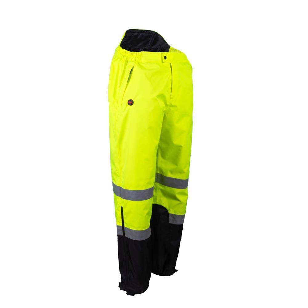 Mobile Warming 7.4V Heated Rain Pant Mens Hi-Vis Large - Ascmtools