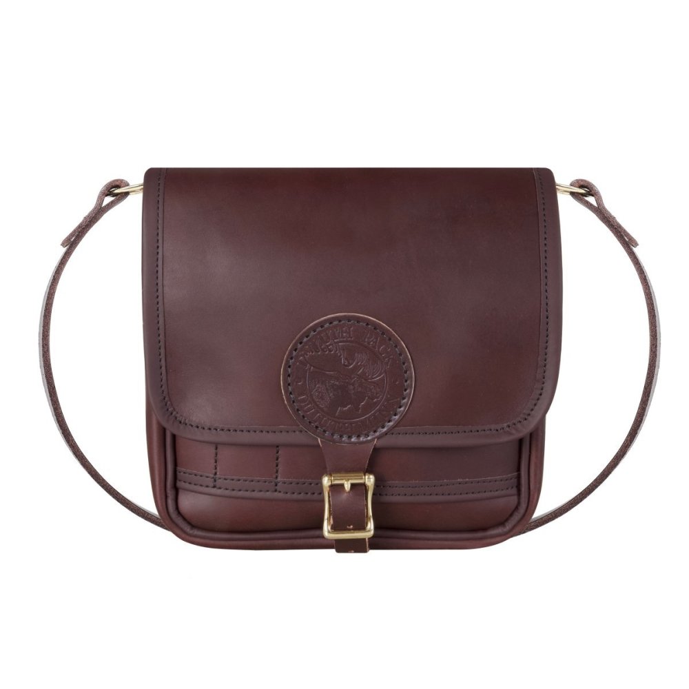 Duluth Pack 4 Liter Capacity Brown Leather Mini Haversack - Ascmtools