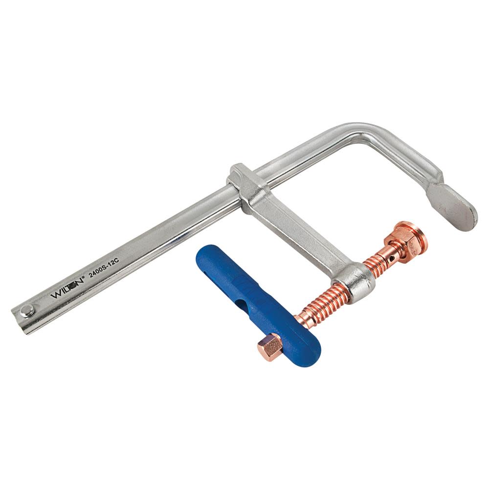 Wilton 12 In. Regular Duty F-Clamp Copper - Ascmtools