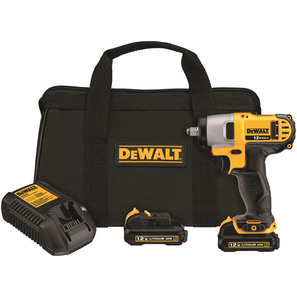 DEWALT DCF813S2 – 3/8″ Impact Wrench Kit (DCF813S2) - Ascmtools