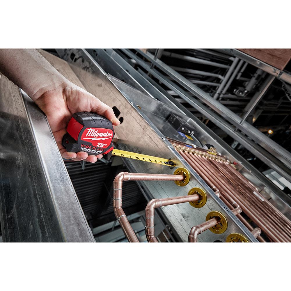 Milwaukee 16Ft Wide Blade Magnetic Tape Measure - Ascmtools