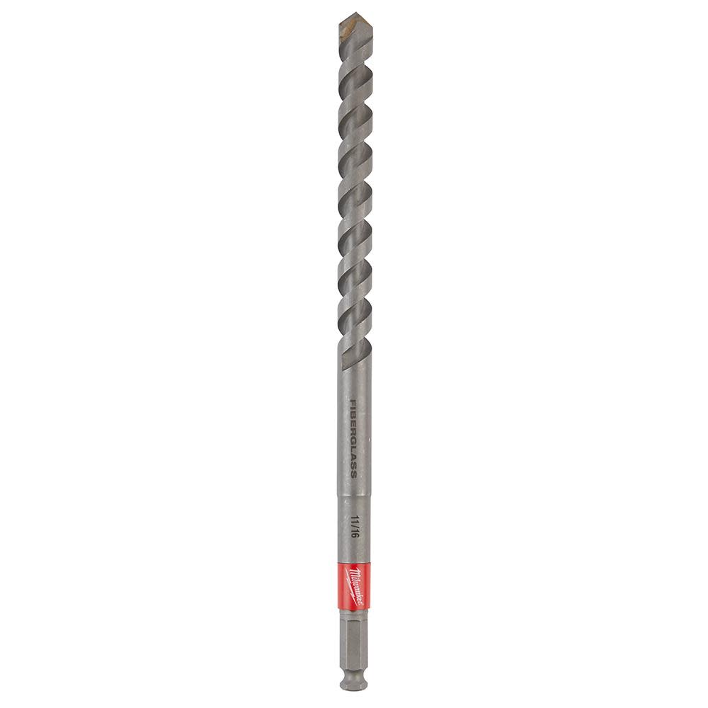 Milwaukee Shockwave Impact Duty Lineman Fiberglass Drill Bit 11/16″ x 12″ - Ascmtools
