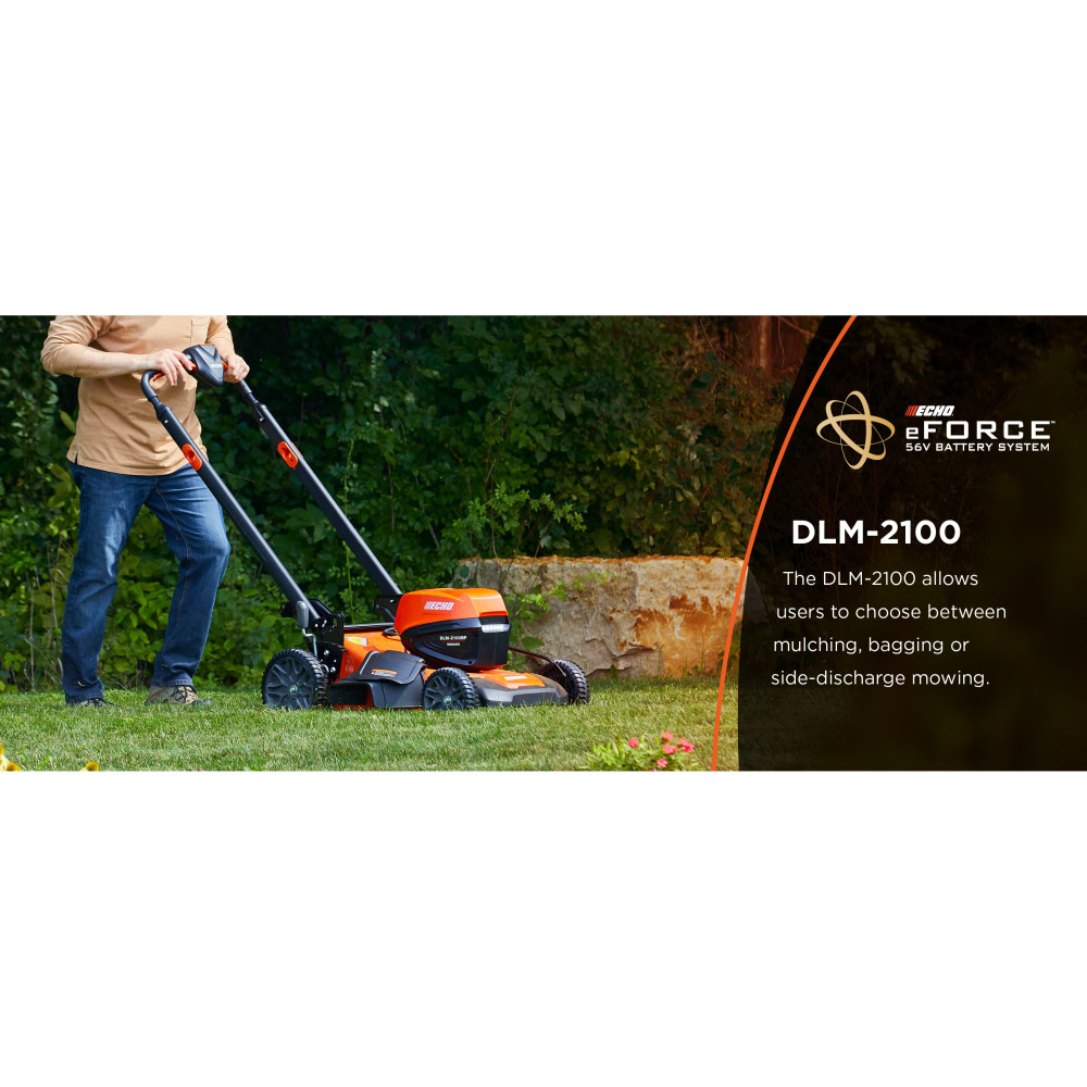 Echo 21″ 56V eFORCE 3-in-1 Self-Propelled Lawn Mower with 5Ah Battery - Ascmtools