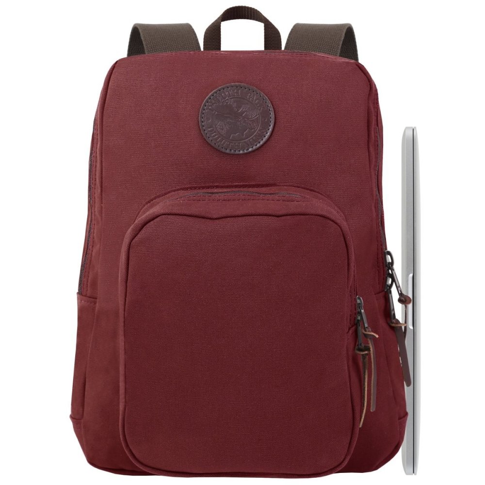 Duluth Pack 21 Liter Capacity Burgundy Large Standard Laptop Backpack - Ascmtools