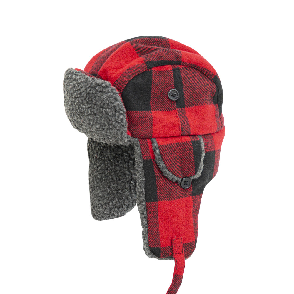 Eskimo Plaid Alaskan Sherpa Hat Youth - Ascmtools