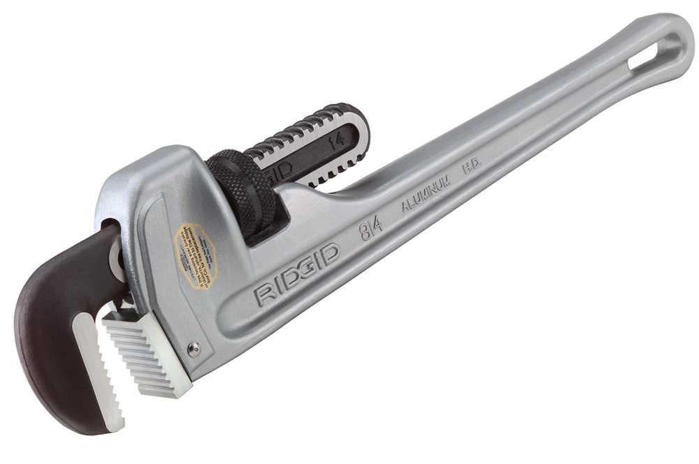 Ridgid 836 36 In Aluminum Straight Pipe Wrench - Ascmtools