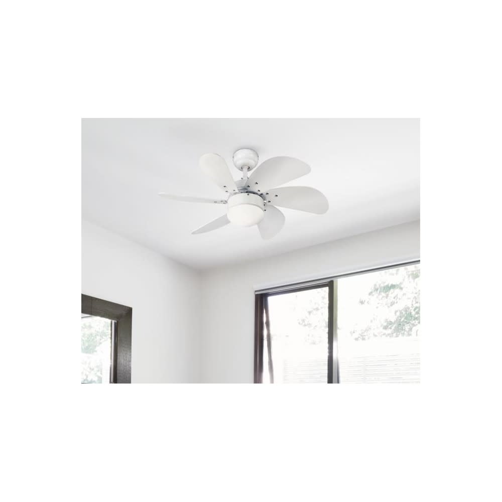 Westinghouse 30″ Turbo Swirl White LED Indoor Ceiling Fan - Ascmtools