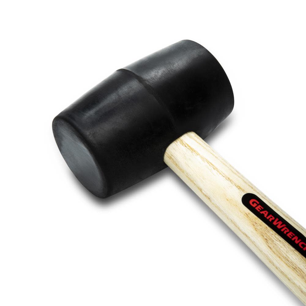 GEARWRENCH Mallet Rubber with Hickory Handle 16 oz - Ascmtools