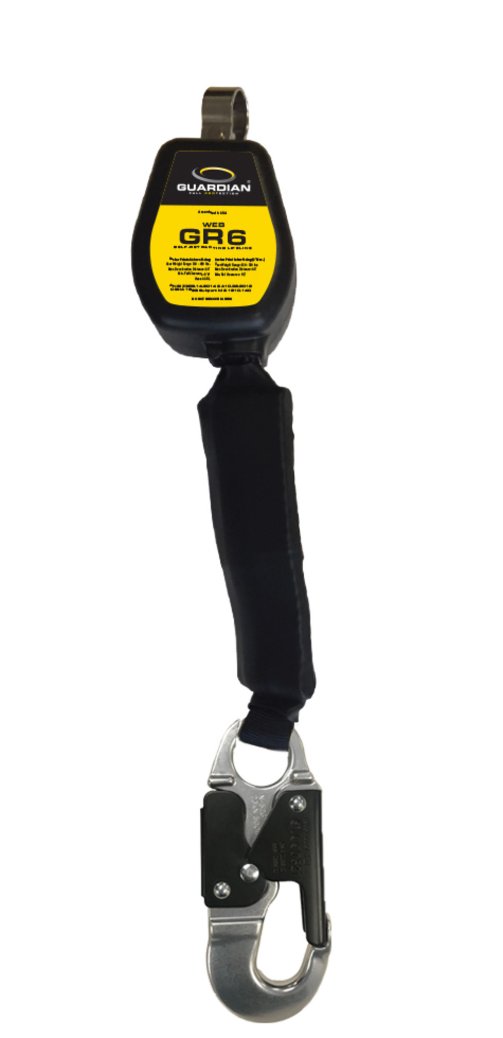 Guardian Fall Protection GR6 Web SRL Aluminum Snap Hook - Ascmtools