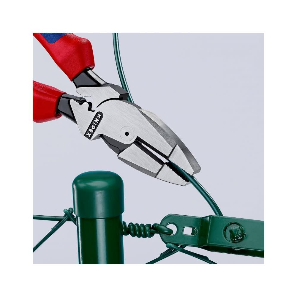 Knipex Linemans Pliers Plastic Coated Handle 240mm - Ascmtools