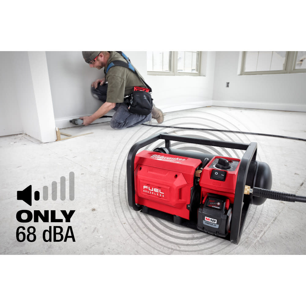 Milwaukee M18 FUEL 2 Gallon Air Compressor with M18 12.0Ah Battery Pack - Ascmtools