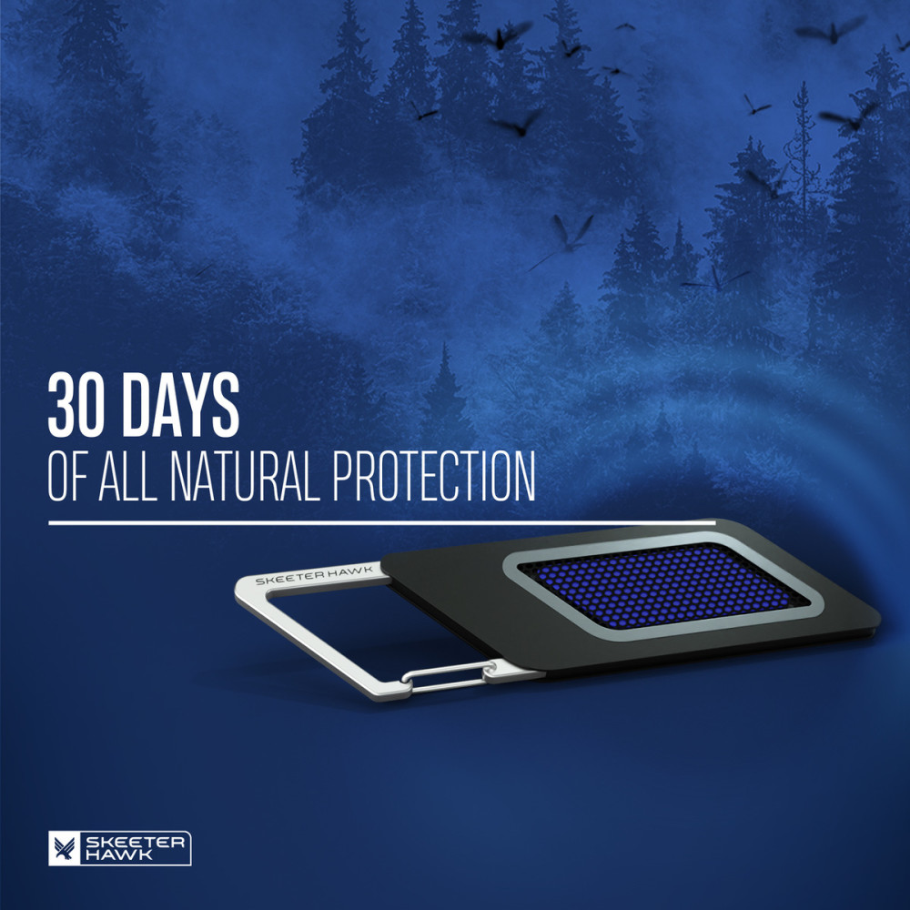 Skeeter Hawk Wearable Mosquito Repelling Carabiner - Ascmtools