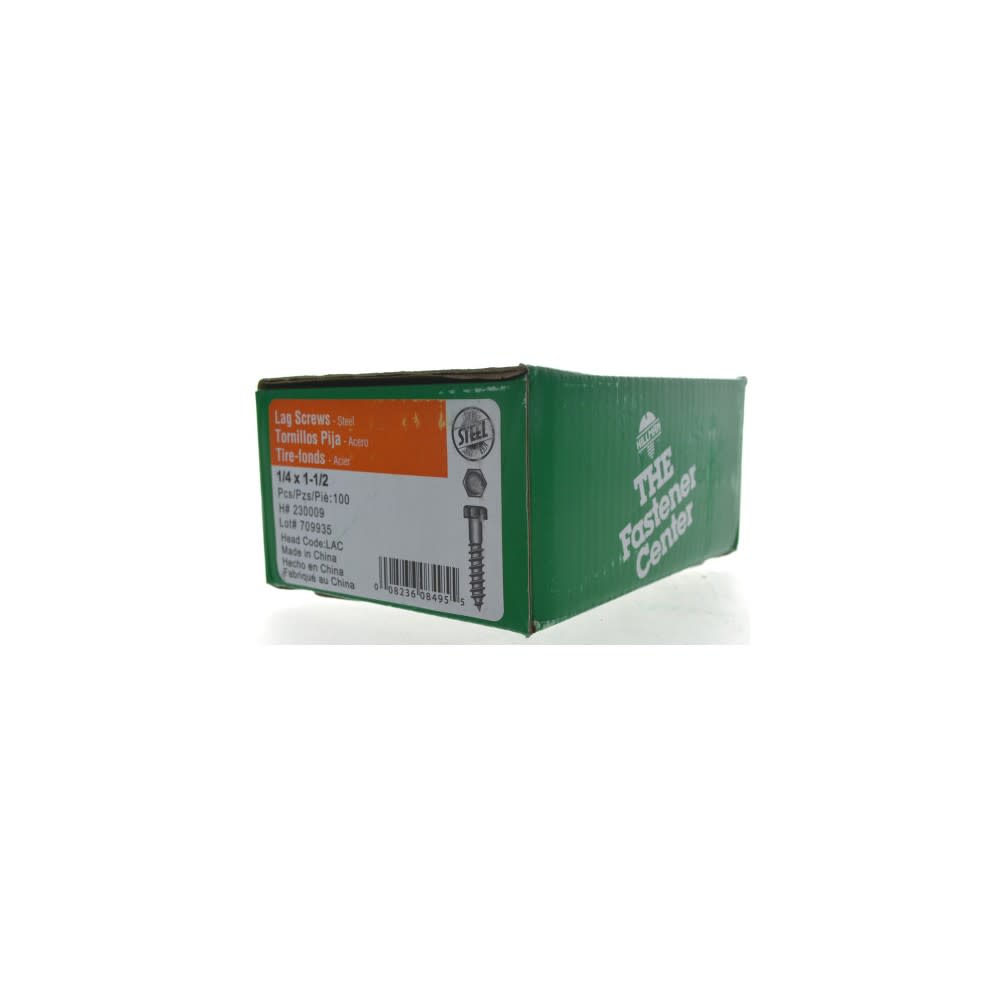 Hillman 1/4-20 x 5″ Zinc Hex Lag Screw 100pk - Ascmtools