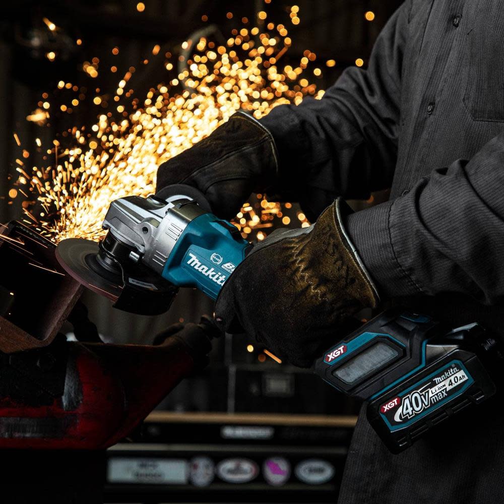 Makita XGT 40V max 4 1/2 / 5″ Angle Grinder Kit - Ascmtools