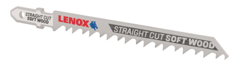 Lenox 5pk 4″ T shank Jigsaw Blade - Ascmtools