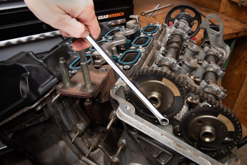 GEARWRENCH 9 Pc XL GearBox Sae Double Box Ratcheting Wrench Set - Ascmtools