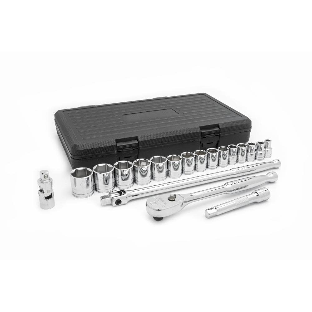 GEARWRENCH 19 Piece 1/2 In. Drive 6 Point Socket Set - Ascmtools