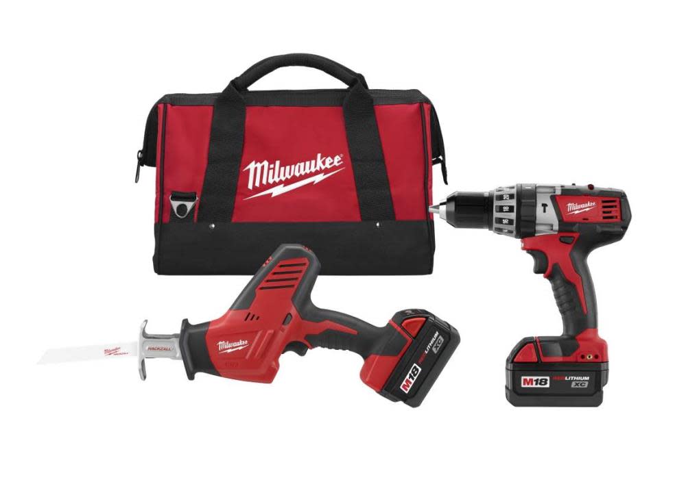 Milwaukee M18 Cordless 2 Tool Combo Kit - Ascmtools