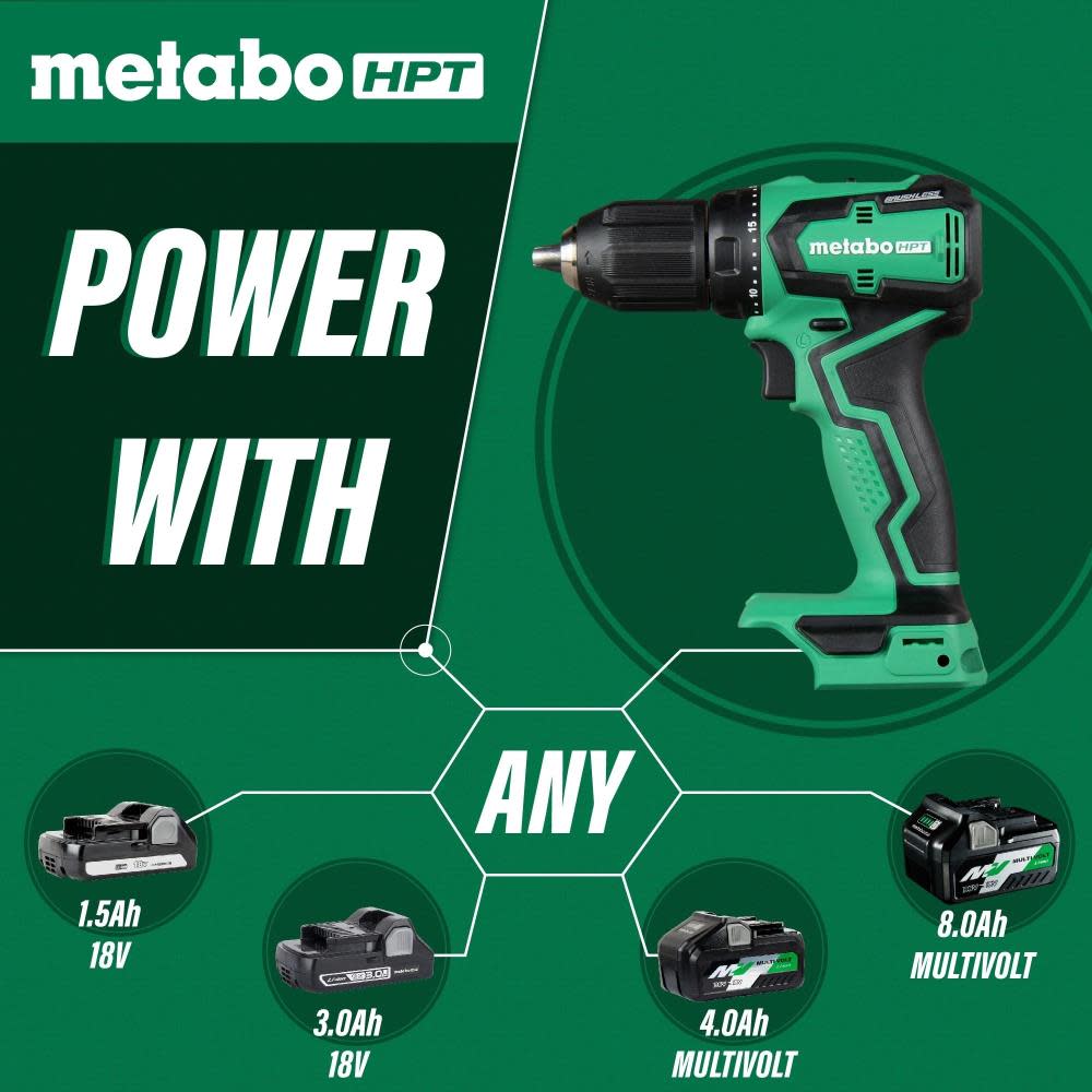 Metabo HPT 18V Brushless 1/2-in Driver Drill Kit - Ascmtools