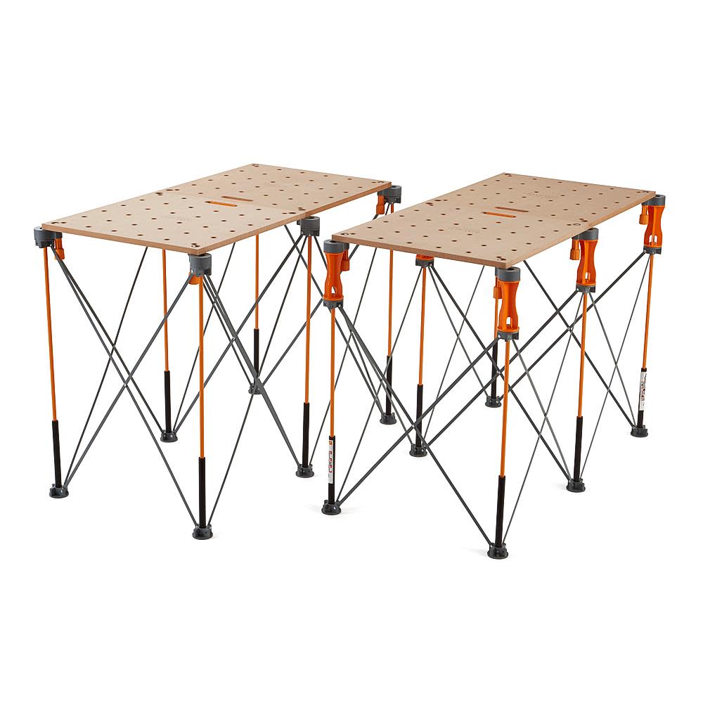 Bora Portamate Tall Centipede Workstand 2ft x 4ft x 36in Tall Unit 4 X-Cups 2 Quick Clamps with Bag - Ascmtools