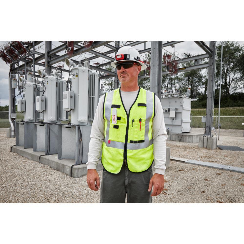Milwaukee Safety Vest AR/FR Cat. 2 Class 3 High Visibility - Ascmtools