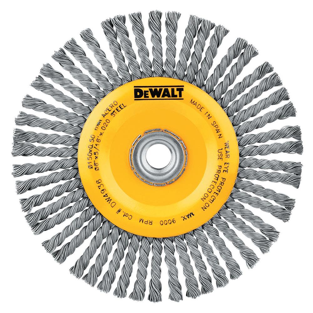DEWALT Stringer Bead Wire Wheel 6″ - Ascmtools