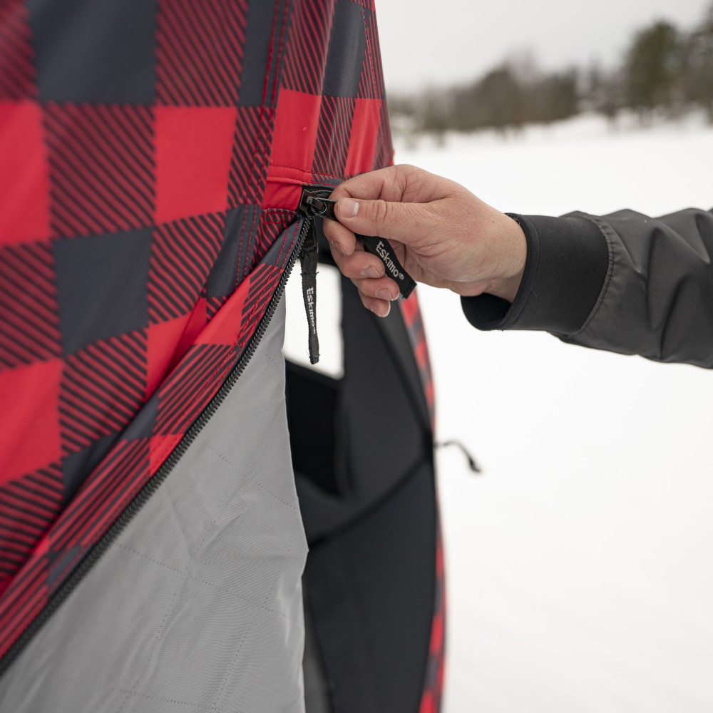 Eskimo Quickfish 3i Plaid Limited Ice Fishing House Portable - Ascmtools